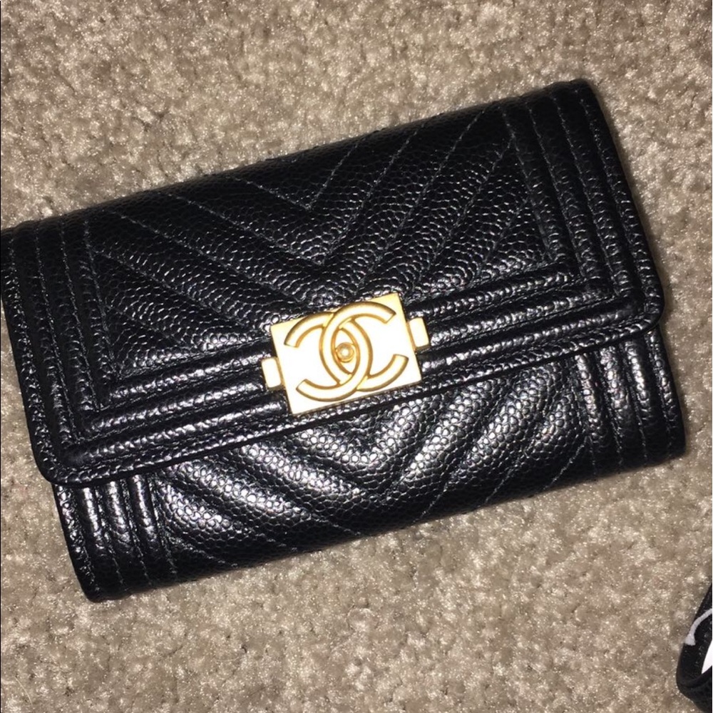 Chanel card holder